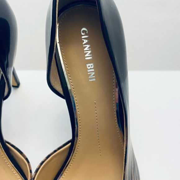 Gianni Bini Black and Brown Heels with Elegant Design - Picture 4 of 5